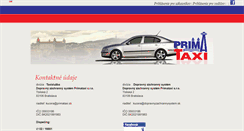 Desktop Screenshot of primataxi.sk