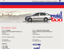 Tablet Screenshot of primataxi.sk